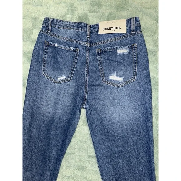 NWT Skinny Fries Denim Mom Jeans Size 11 - Picture 6 of 9